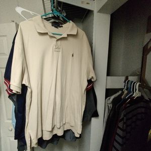 Tan Ralph Lauren Polo shirt